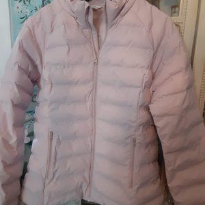 Cute Pastel Soft Pink Puff Jacket Size Med (9-10)
